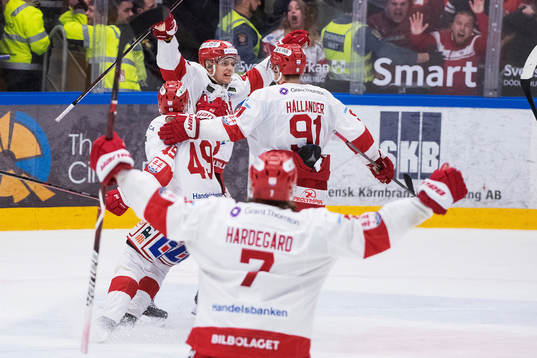 Timrås Anton Wedin jublar