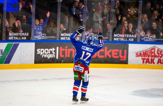 Oskarshamns Jonas Engström avgjorde med 3-2 målet