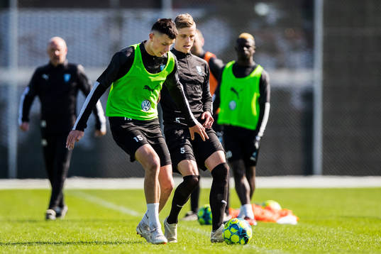 Malmö FFs Anel Ahmedhodzic och Sören Rieks