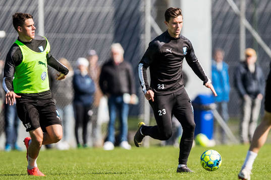 Malmö FFs Samuel Adrian och Marcus Antonsson