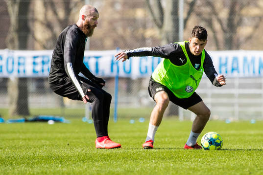 Malmö FFs Jo Inge Berget och Samuel Adrian