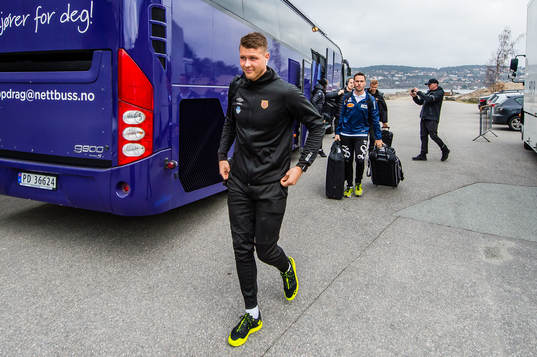 Holmbert Aron Briem Fridjonsson of Aalesund arrives