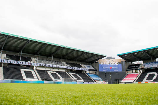 General view of Skagerak Arena