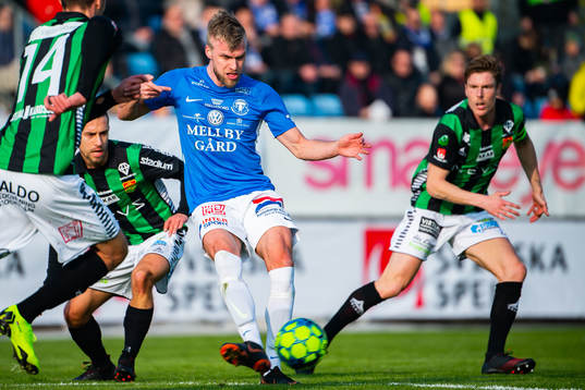 Trelleborgs Robin Nilsson och GAIS Marcus Bergholtz
