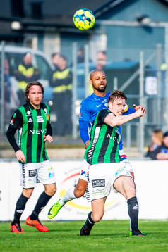 Trelleborgs Salif Camara Jönsson mot GAIS Marcus Bergholtz