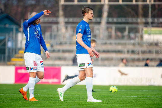 Trelleborgs Mattias Håkansson och Hugo Andersson deppar