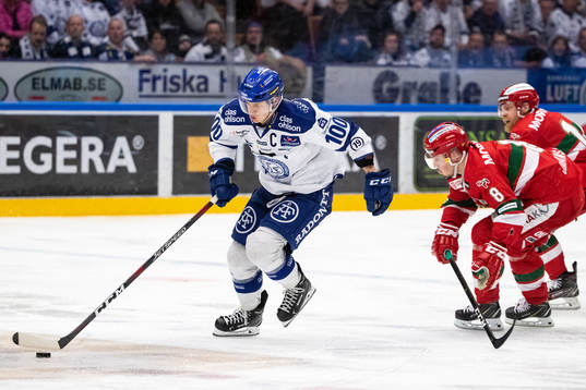 Leksands Martin Karlsson   och Moras Robin Johansson