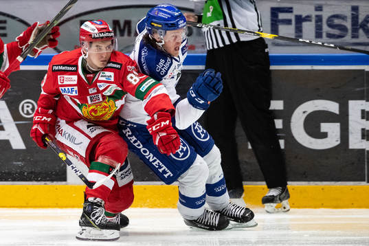 Leksands Filip Johansson och Moras Michael Haga
