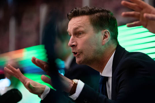 Färjestads tränare Johan Pennerborn