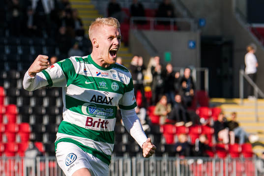 Västerås Simon Johansson jublar