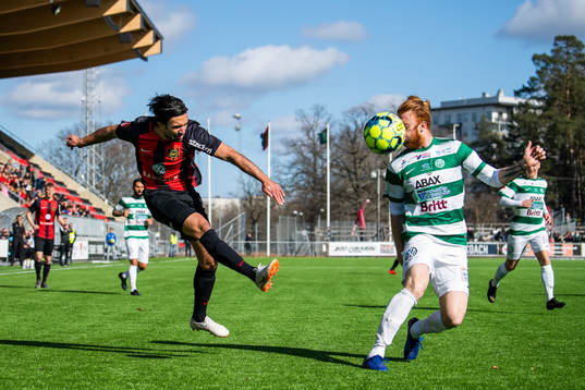 Brommapojkarnas Alexander Nilsson och Västerås Calle
