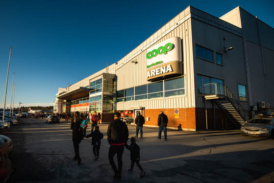 COOP Norrbotten Arena generell exteriör