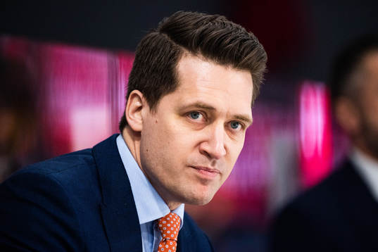 Växjös tränare Sam Hallam
