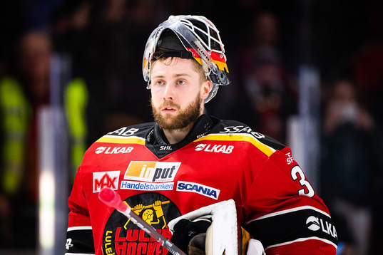 Luleås målvakt Joel Lassinantti