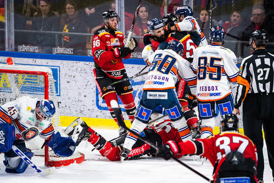 Växjös Daniel Rahimi och Luleås Karl Fabricius