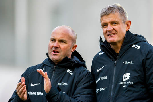 Robert Hauge, assistant coach, and Lars Arne Nilsen, head
