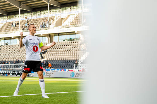 Steffen Hagen of Odd celebrates