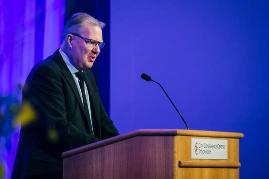 Förbundsordförande Karl-Erik Nilsson