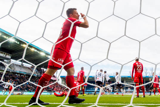 Ruben Yttergård Jenssen of Brann reacts