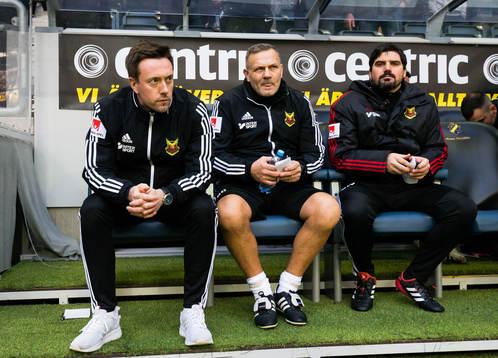 Östersunds tränare Ian Burchnall, assisterande tränare