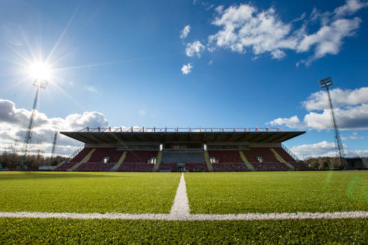 Generell vy Södertälje fotbollsarena