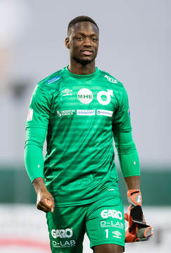 Degerfors målvakt Ismael Diawara