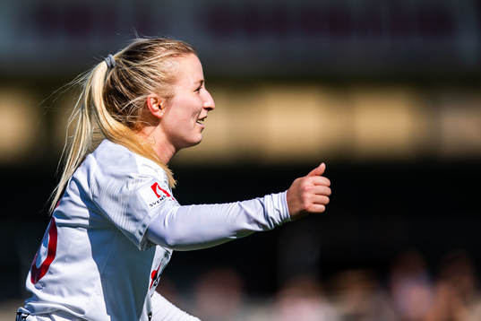 Rosengårds Hailie Mace jublar