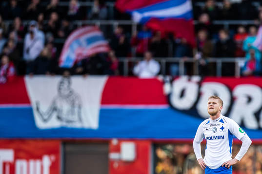 IFK Norrköpings Kalle Holmberg deppar