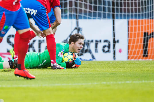 Helsingborgs målvakt Kalle Joelsson