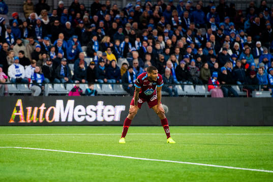 Ohi Omoijuanfo of Molde looks dejected