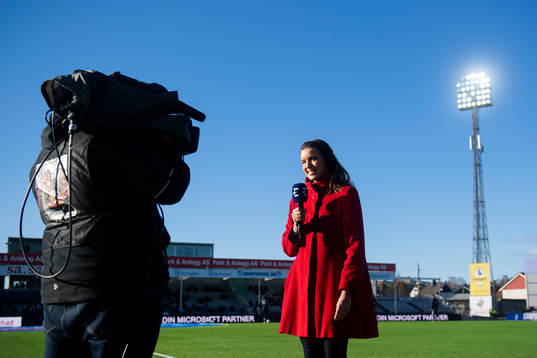 Susanne Furøy Wergeland, host of Eurosport