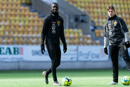 Marokhy Ndione och Simon Olsson