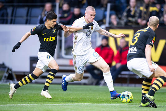 under fotbollsmatchen i Allsvenskan mellan AIK och