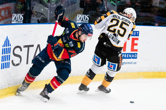 Djurgårdens Emil Bemström och Skellefteås Albin Lundin