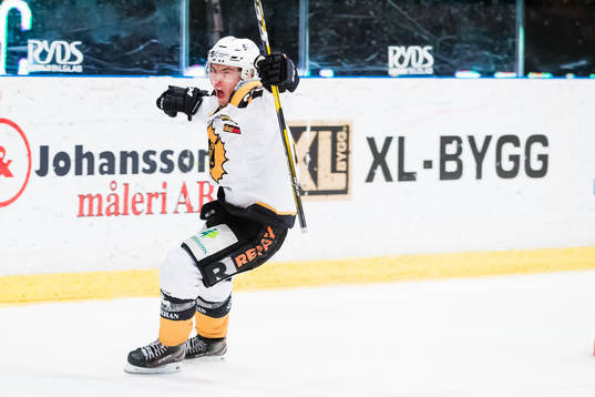 Skellefteås Andreas Wingerli jublar