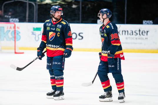 Djurgårdens Jacob Josefson deppar med Olle Alsing