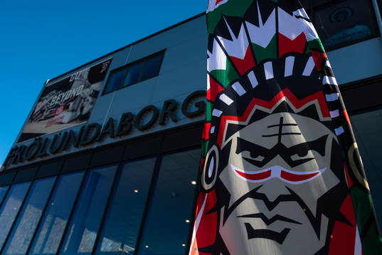 Frölundaborg exteriört innan kvartsfinal 5 i