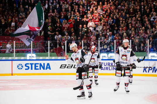Malmö Redhawks spelare deppar