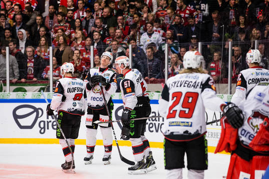 Malmö Redhawks spelare deppar