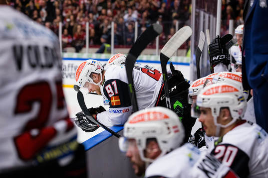 Malmö Redhawks Max Görtz deppar