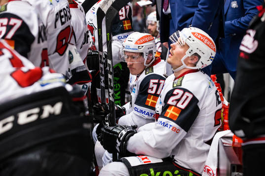 Malmö Redhawks Emil Sylvegård och Henrik Hetta