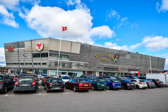 Exteriörbild av Guldfågeln Arena