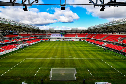 Interiörbild av Guldfågeln Arena