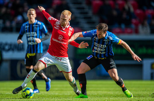 Kalmars Nils Fröling  och Sirius Niklas Busch Thor