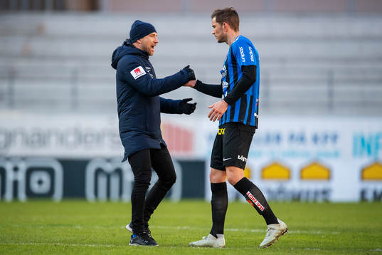 Sirius tränare Henrik Rydström och Robert Åhman Persson