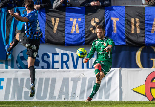 Kalmars målvakt Lucas Hägg-Johansson