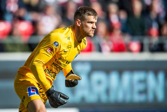 Sirius målvakt Lukas Jonsson