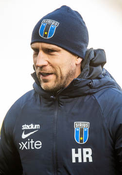 Sirius tränare Henrik Rydström