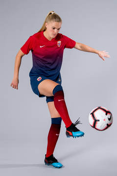 Kristine Bjørdal Leine of Norway poses for a portrait