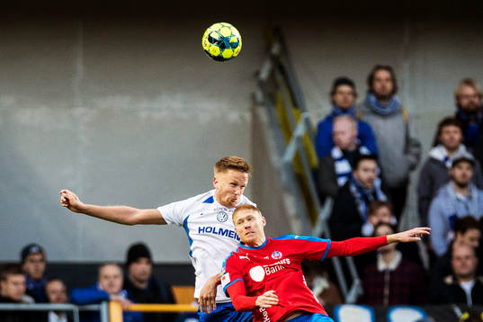 IFK Norrköpings Christoffer Nyman och Helsingborgs Markus